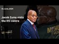 JACOB ZUMA VISITS IEC CENTRE