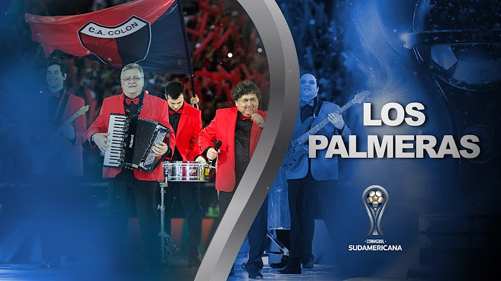 El show completo de LOS PALMERAS en la Final de la SUDAMERICANA
