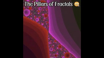 Wat als fractals pilaren hadden die ze omhoog hielden? 😲🌀 #shorts #mandelbrot