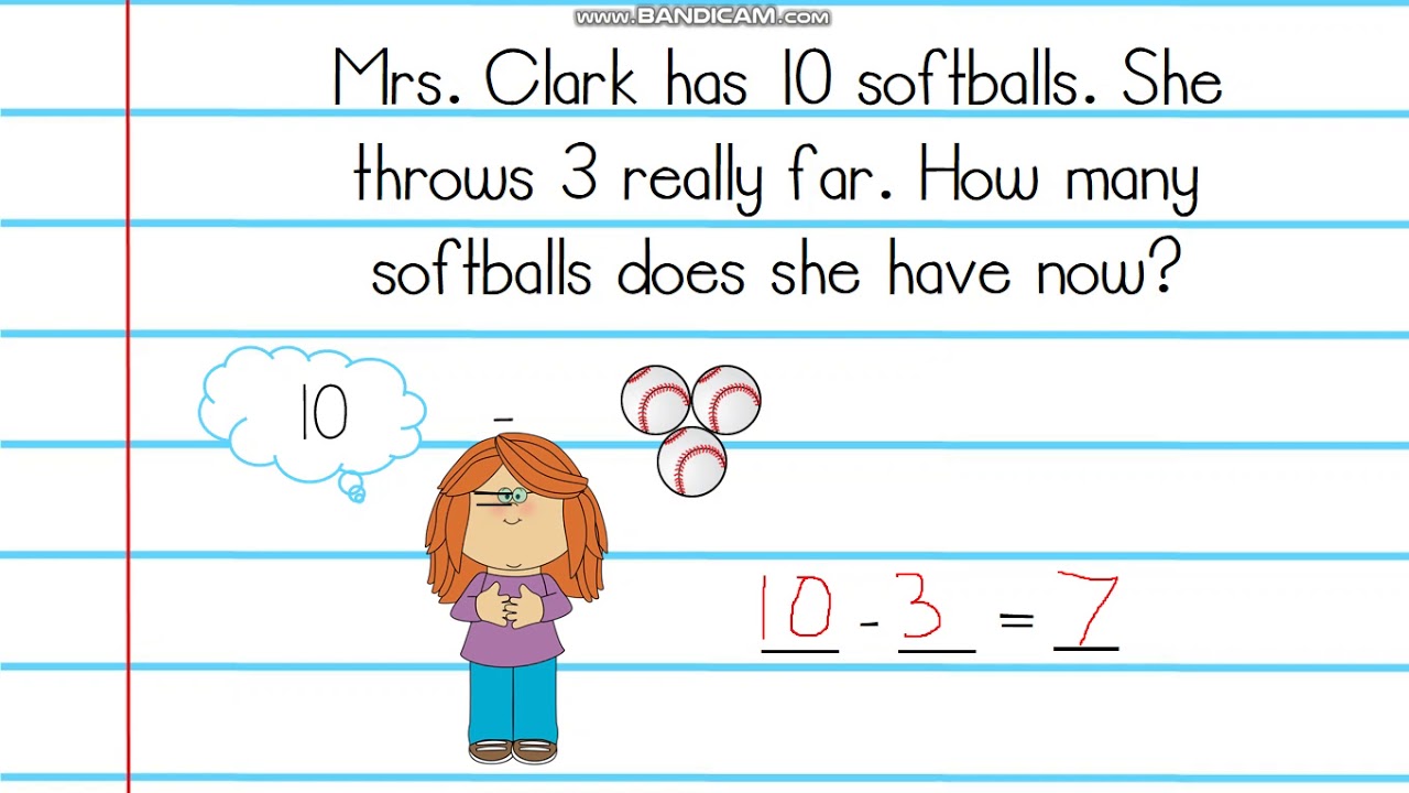 Subtraction Lesson 7 - YouTube