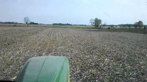 No-till Beans Being Planted Into Corn