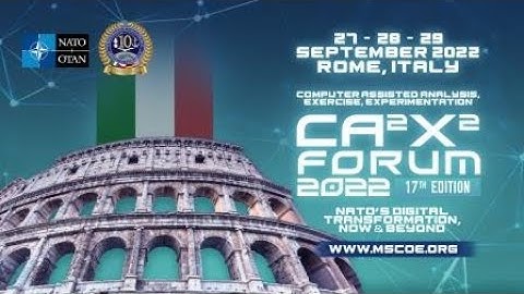 NATO M&S COE CA2X2 Forum 2022 - SPOT 1