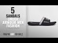 Top 10 Sandals Under Armour [Men Fashion Winter 2018 ]: Under Armour UA Playmaker VI 13 Black