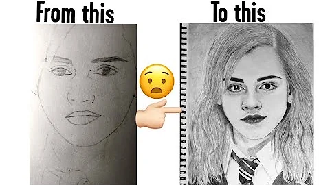 drawing Hermione granger| Emma Watson Harry Potter film