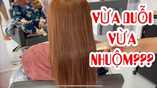 DỊCH VỤ VỪA DUỖI VỪA NHUỘM| KỸ THUẬT DUỖI TÓC|NGỌC TÓC