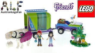 Мульт Lego Friends 41371 Mias Horse Trailer Lego Speed Build Review