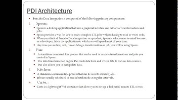 Pentaho Data Integration Tutorial|Milind Bhandari