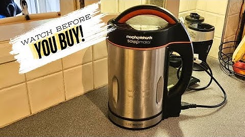 Morphy Richards Soup Maker Review — Fresh Homemade Soup Made Easy!