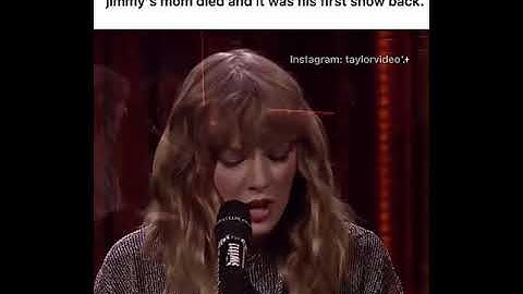 When Taylor made Jimmy Fallon cry #shorts