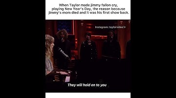 When Taylor made Jimmy Fallon cry #shorts