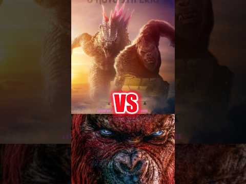 KIong e Godzilla VS Scar kong e godzilla novo imperio trailer #shorts #godzillaekong