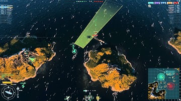 World of Warships Ep30 (USN Carrier Langley. Manual torpedo drop)