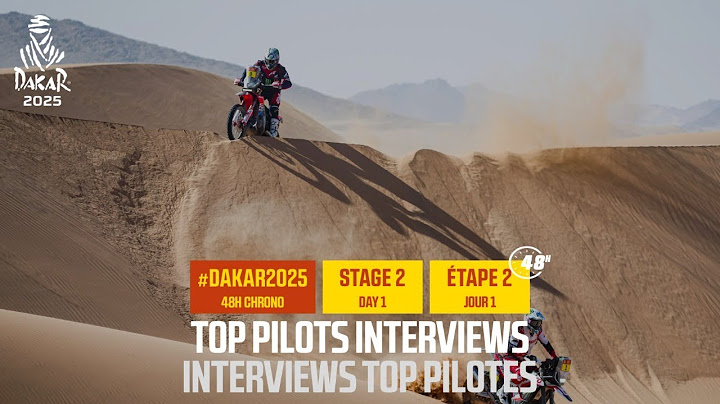 L'interview du jour présenté par Aramco - Étape 2 - #Dakar2025