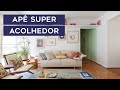 Apartamento super colorido e iluminado com aconchego de sobra  histrias de casa e electrolux