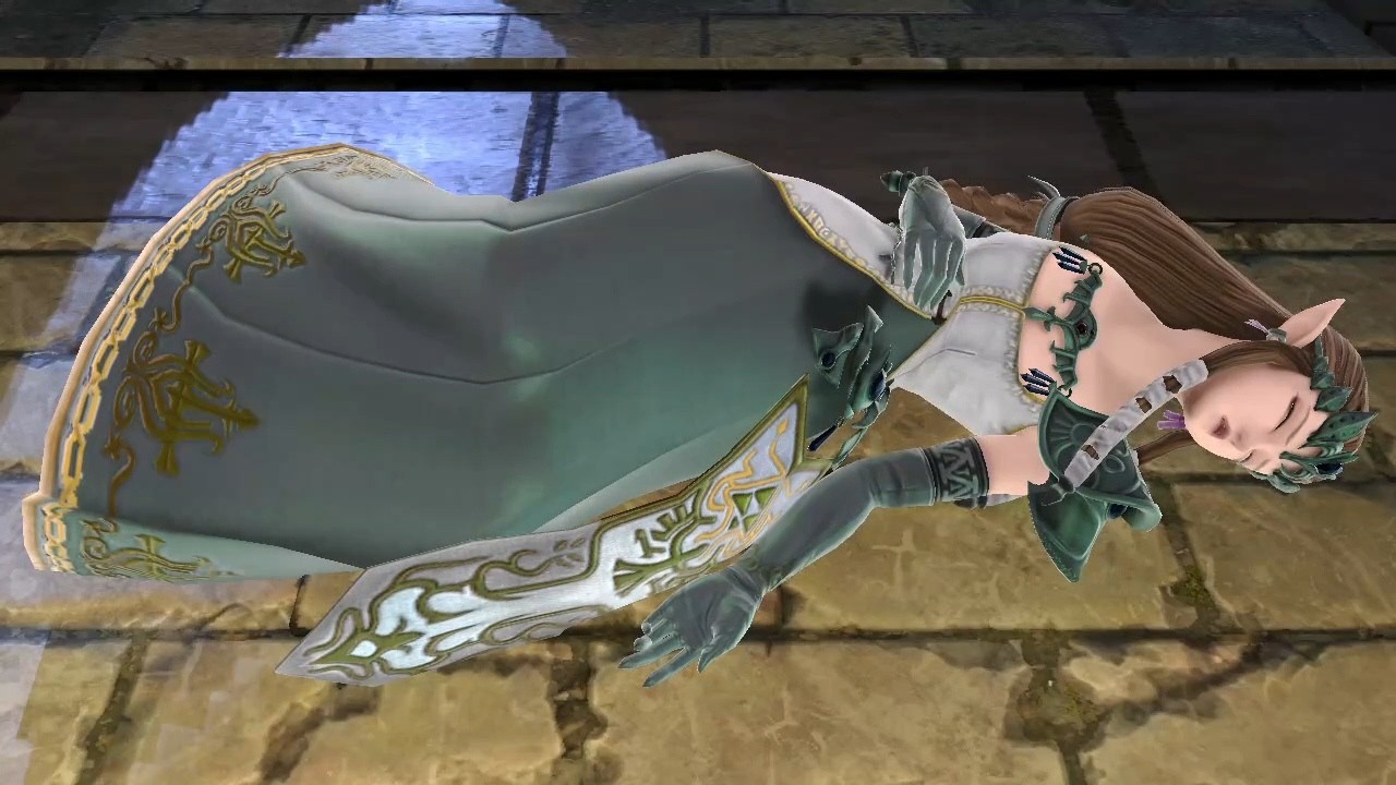 [リョナ] SSBU Zelda (Twilight Princess) Defeated Ryona