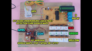 Web Based Underground Cable Fault Detection Over Google Maps