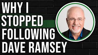 Why I Stopped Following Dave Ramsey The Money Levels Show Vlog 