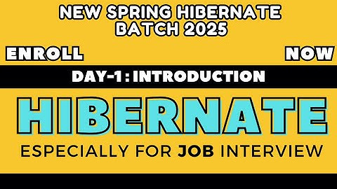Hibernate Tutorial for Beginners in Hindi | Introduction