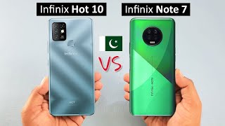 Infinix Hot 10 vs Infinix Note 7 Full Comparison and Price in Pakistan 