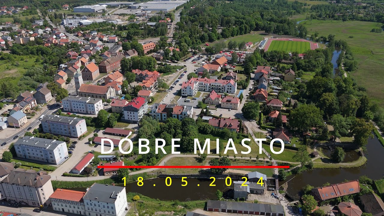Dobre Miasto | Widok z drona | DJI Air 3 4K
