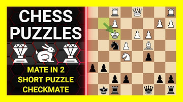 Chess Puzzles to Practice. Themes: Mate in 2, Short puzzle, Checkmate. Learn Chess