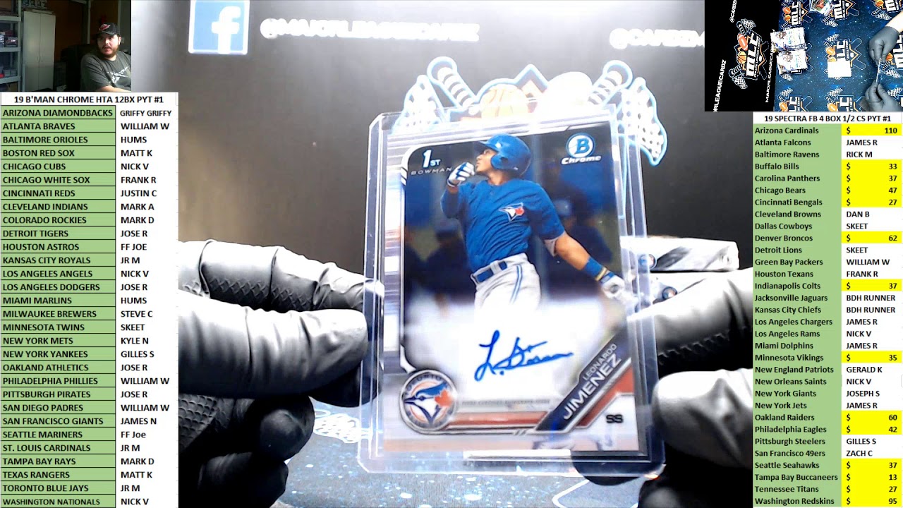 92219 Bowman Chrome HTA 2019 FULL CASE PYT 1 YouTube