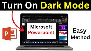how to enable dark mode on powerpoint | how to turn on dark mode in powerpoint