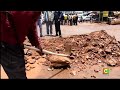 Boda boda riders in Litein, Kericho repair potholes ahead of El Niño