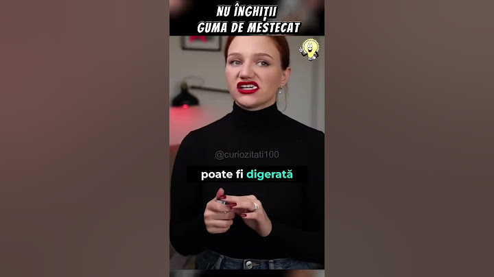 CE SE ÎNTÂMPLĂ DACĂ ÎNGHIȚI GUMA DE MESTECAT?? #poveste #curiozități #viral