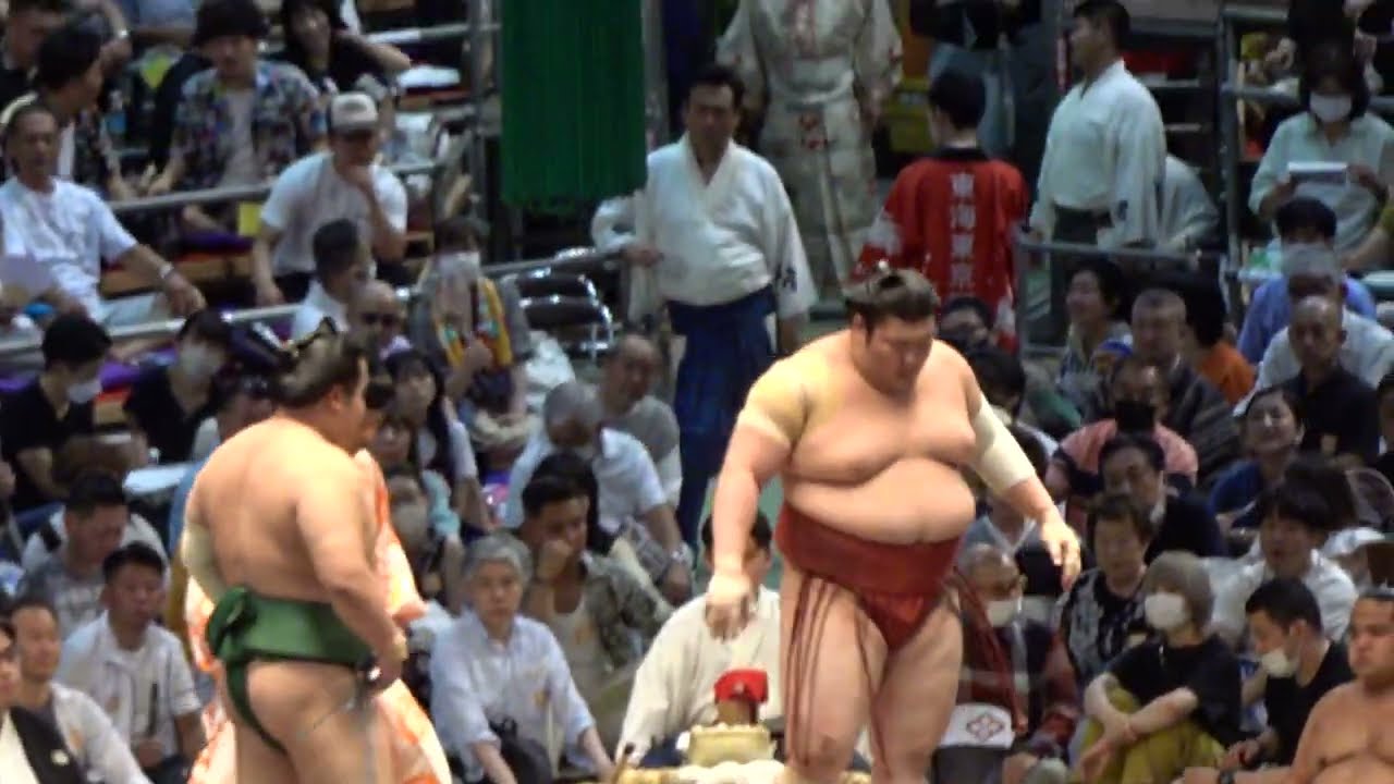 十両優勝おめでとう熱海富士』熱海富士 vs 東白龍【大相撲 令和5年 7月