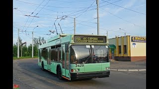Троллейбус Минска БКМ-221,борт.№ 2429,марш.15 (17.04.2018)