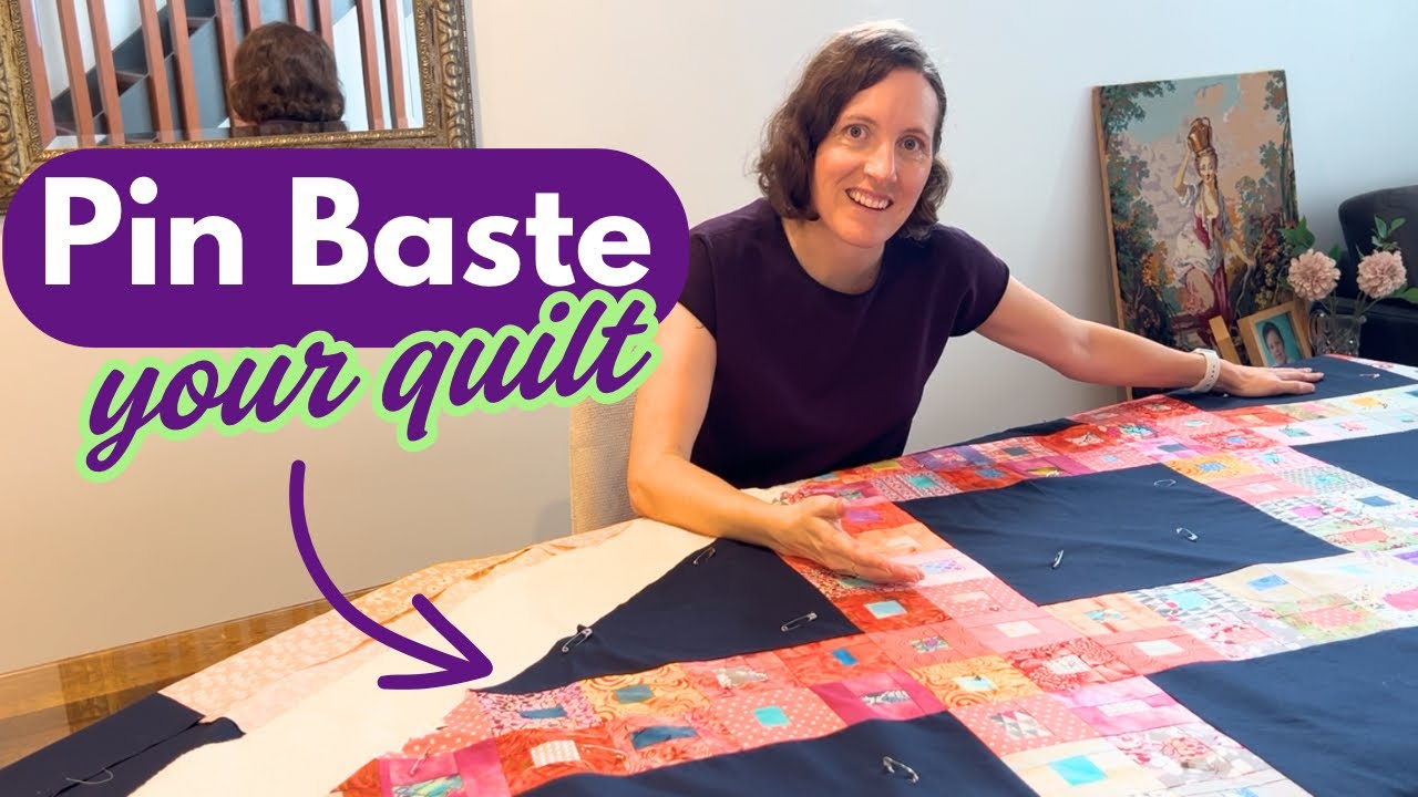 Learn my pin basting trick… using your dining table 😀