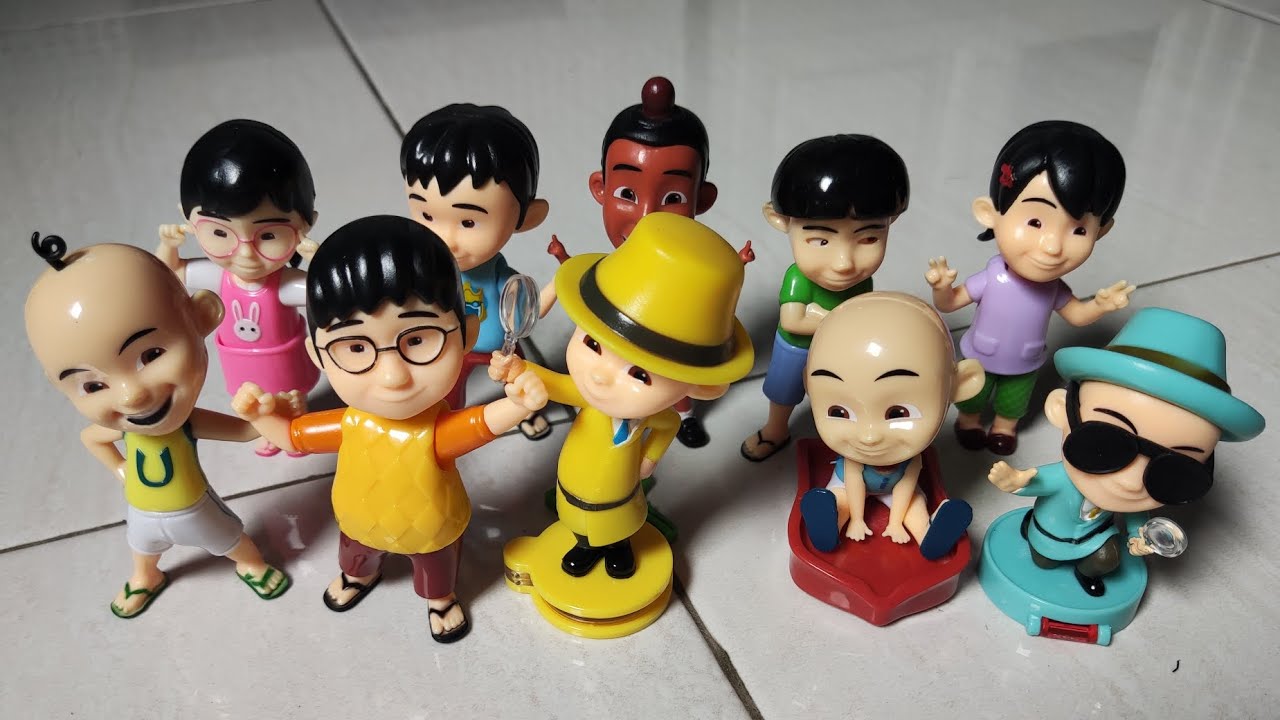 Unboxing Upin Ipin Toys 1 Complete Set😍