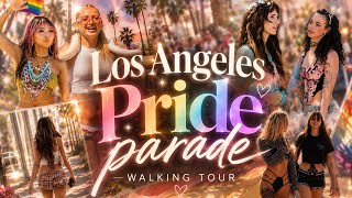 LA Pride Parade Outfits and Walking Tour #walkingtour #losangeles #lafashion #prideparade #lavlog 