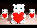 Make Your Own Cement Heart Teddy Bear | Crafting a Cement Heart Teddy Bear