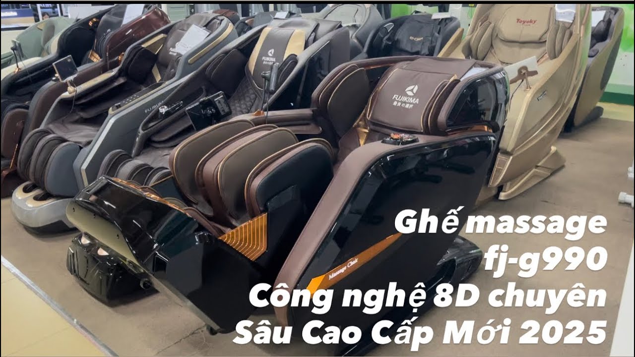 Ghế Massage Fj-G990 Fujikima Công nghệ Nhật Bản  Cao Cấp 8D chuyên Sâu Mới 2025