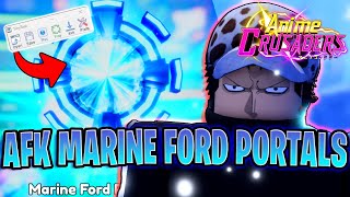 How To AFK Marineford Portals For Law in Anime Crusaders!