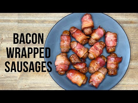 Bacon Wrapped Sausages  Christmas 2019 Recipes