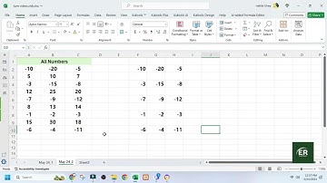 How to Select and Highlight all negative numbers in Excel