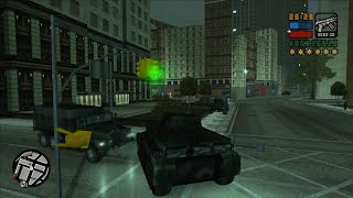 GTA Liberty City Stories Epic 6 Stars Wanted Level Shootout  Tank Rampage   Escape