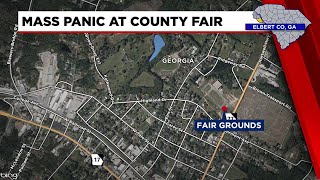 Mass panic at fairgrounds in Elbert Co.