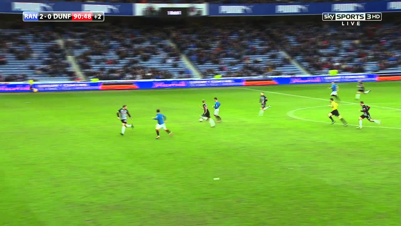 Callum Gallacher Goal Vs Dunfermline - 15th March 2014 - SPFL1