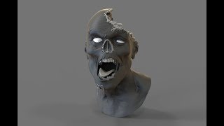 Zbrush Zombie sculpt