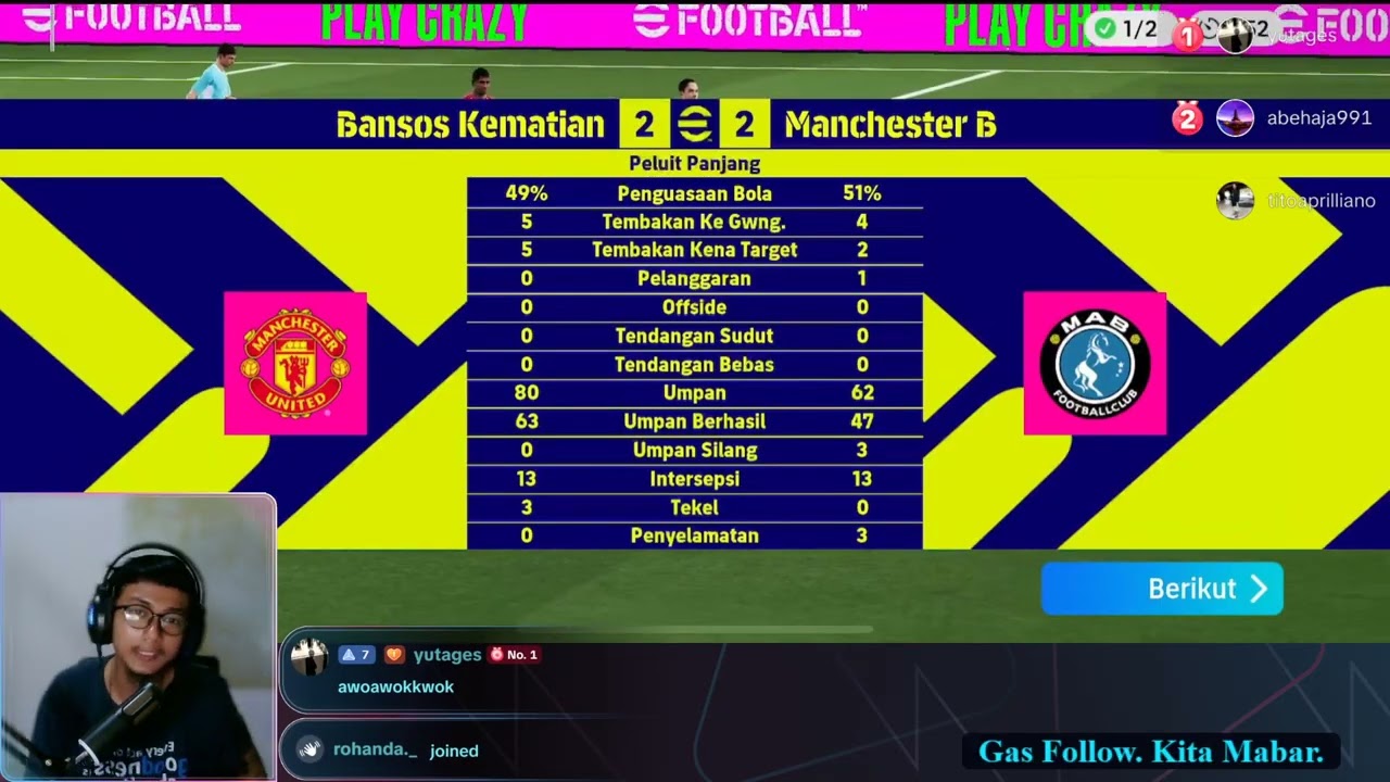 Mabar Efootball with Bang Abehaja