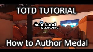 Trackmania TOTD 9 October Scar Land Tutorial Author Medal Time by sRaven