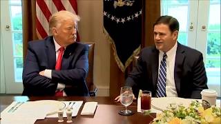 Gov. Doug Ducey meets with President Donald Trump to discuss workforce barriers