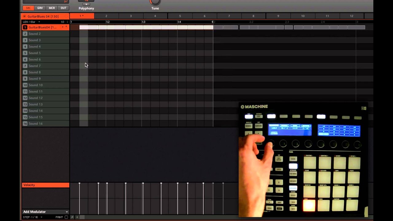SEM : MASCHINE TUTORIAL : Adjusting a pattern's loop in Maschine - YouTube