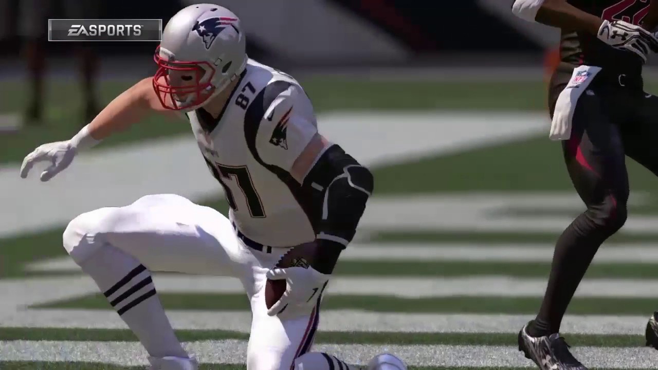 MADDEN 17 ROB GRONKOWSKI BEST CATCHES COMPILATION #1!! Greatest catches and sick touchdown grabs