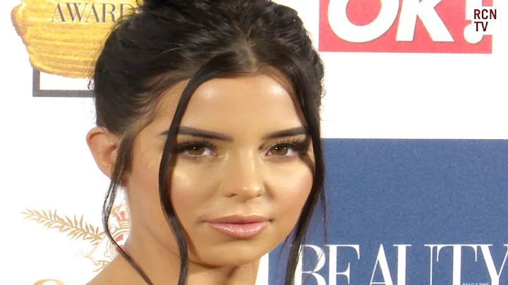 Demi Rose Mawby Poses At Beauty Awards 2017