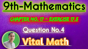 9th Class Math I Chapter 17 Lec 12 I Exercise 17.5 Question No 4 I Draw Squares I Vital Math